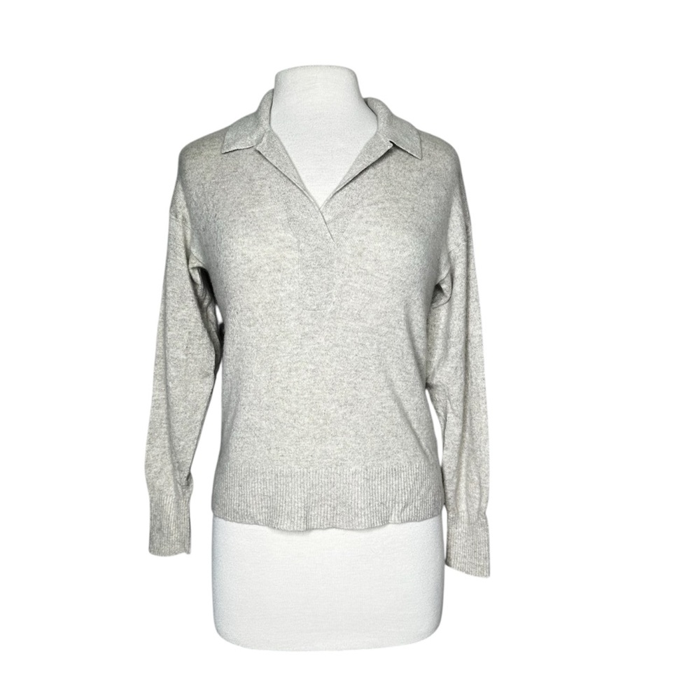 Everlane Cashmere Polo Sweater small - Picture 2 of 4